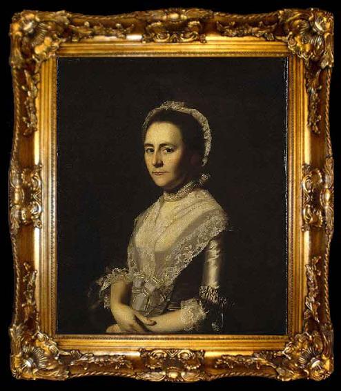 framed  John Singleton Copley Mrs. Alexander Cumming, nee Elizabeth Goldthwaite, later Mrs. John Bacon, ta009-2
